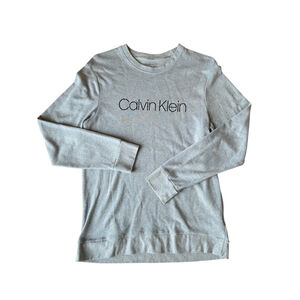 Mens Calvin Klein Sweatshirt Size M Gray long sleeve thin sweatshirt